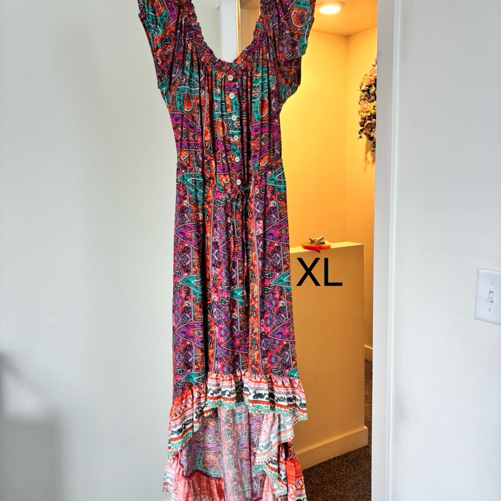 Colorful Bohemian Maxi Dress